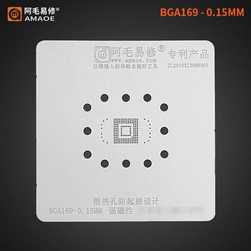 Amaoe BGA169 BGA  ٽ, EMMC CPU IC Ĩ ƾ ɱ  Ʈ 0.15MM β ޴ ȭ  